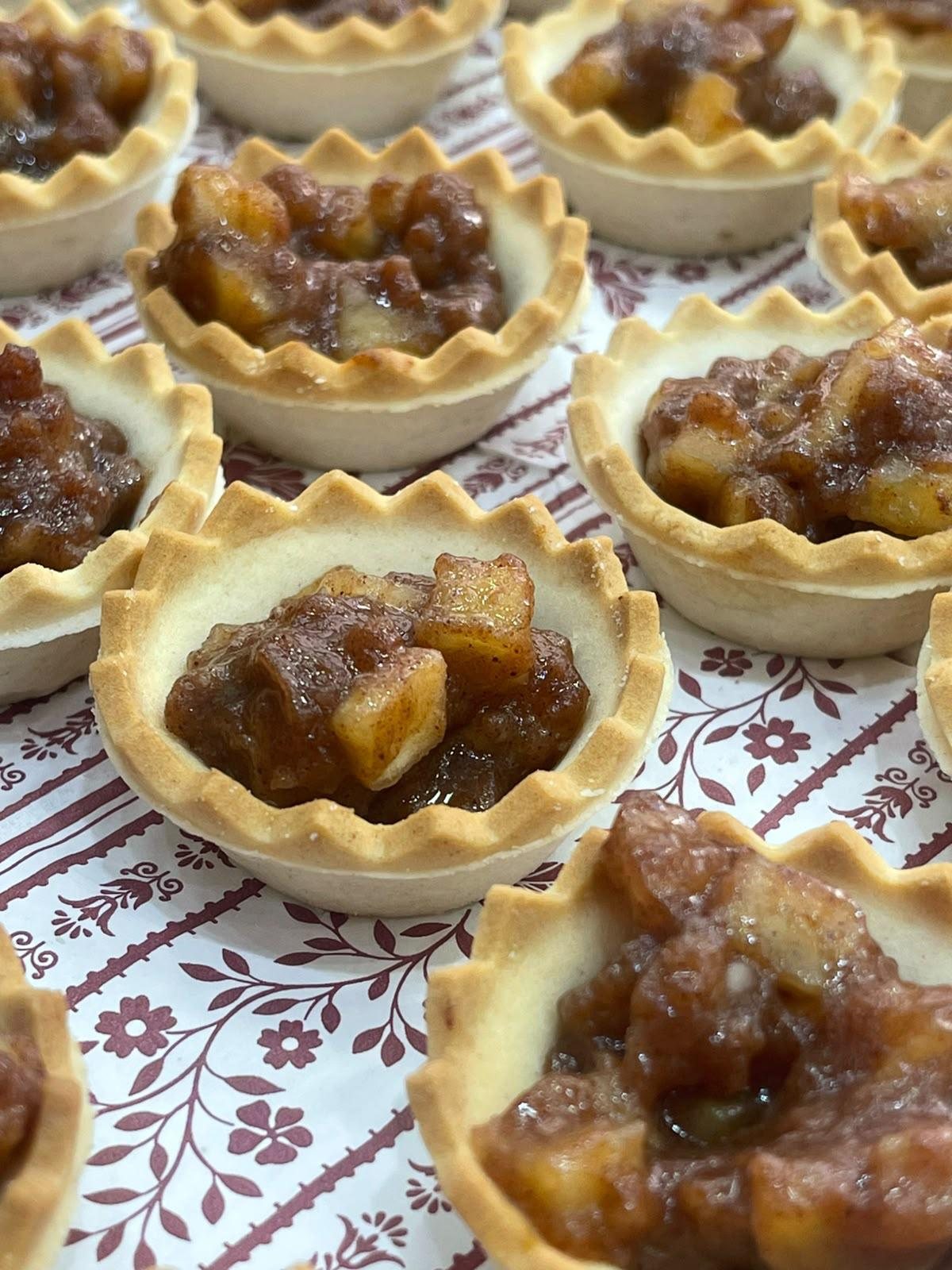 Tartaletas de manzana y canela